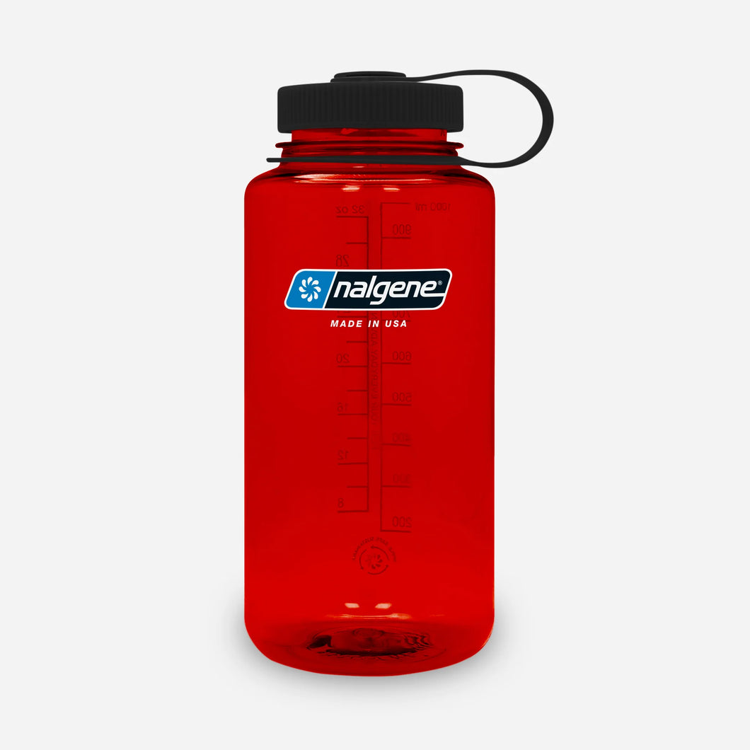 Nalgene 1L Wide-Mouth Sustain Bottle - Red