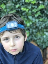 Load image into Gallery viewer, Child wearing Black Diamond head torch