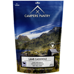 Campers Pantry Lamb Casserole Meal in packaging