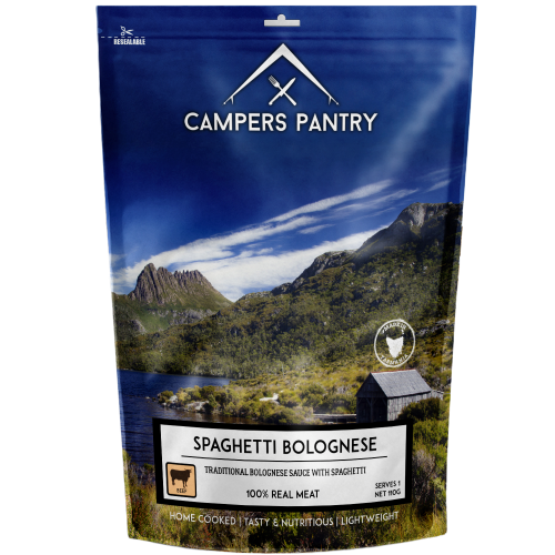 Campers Pantry Spaghetti Bolognese Meal 