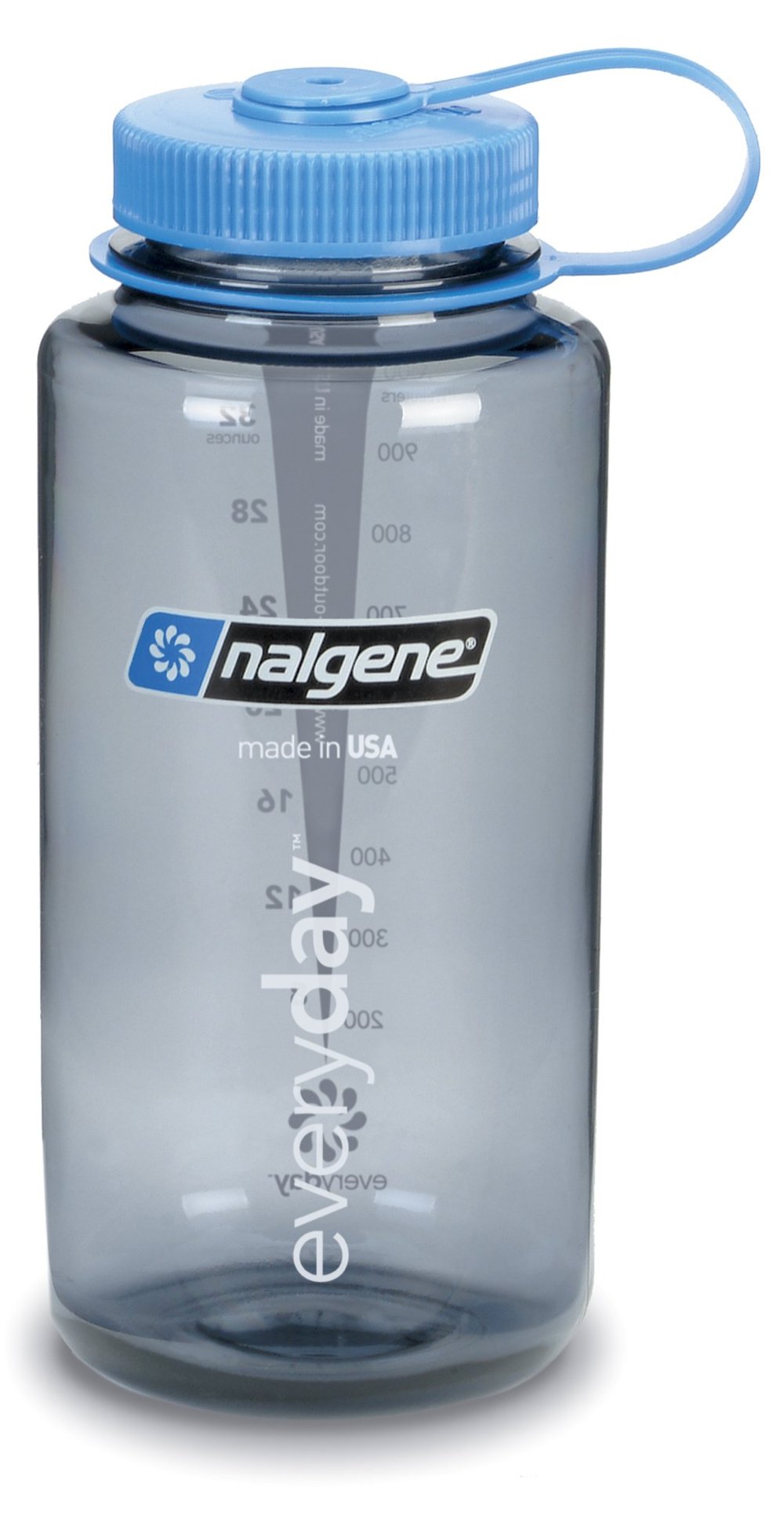 Nalgene Wide-Mouth Tritan Bottle 1L-blue/grey