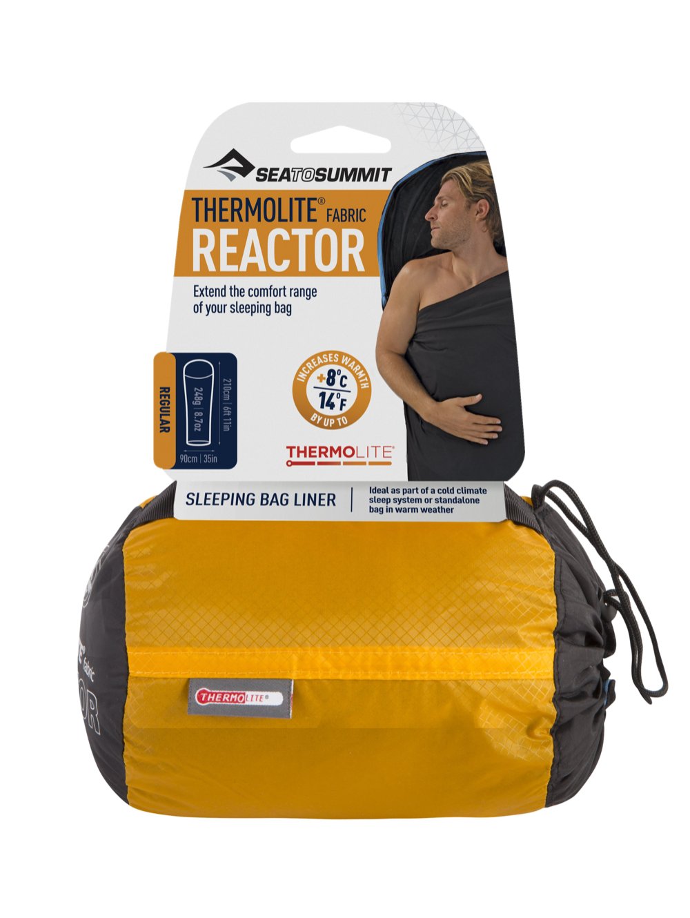 Sea to Summit Thermolite reactor liner with packaging